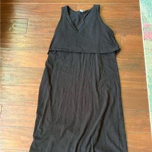 Black, Old Navy, maternity and nursing dress